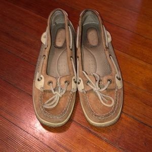 Sperry Angelfish Women's Slip on Shoes Linen/Oat